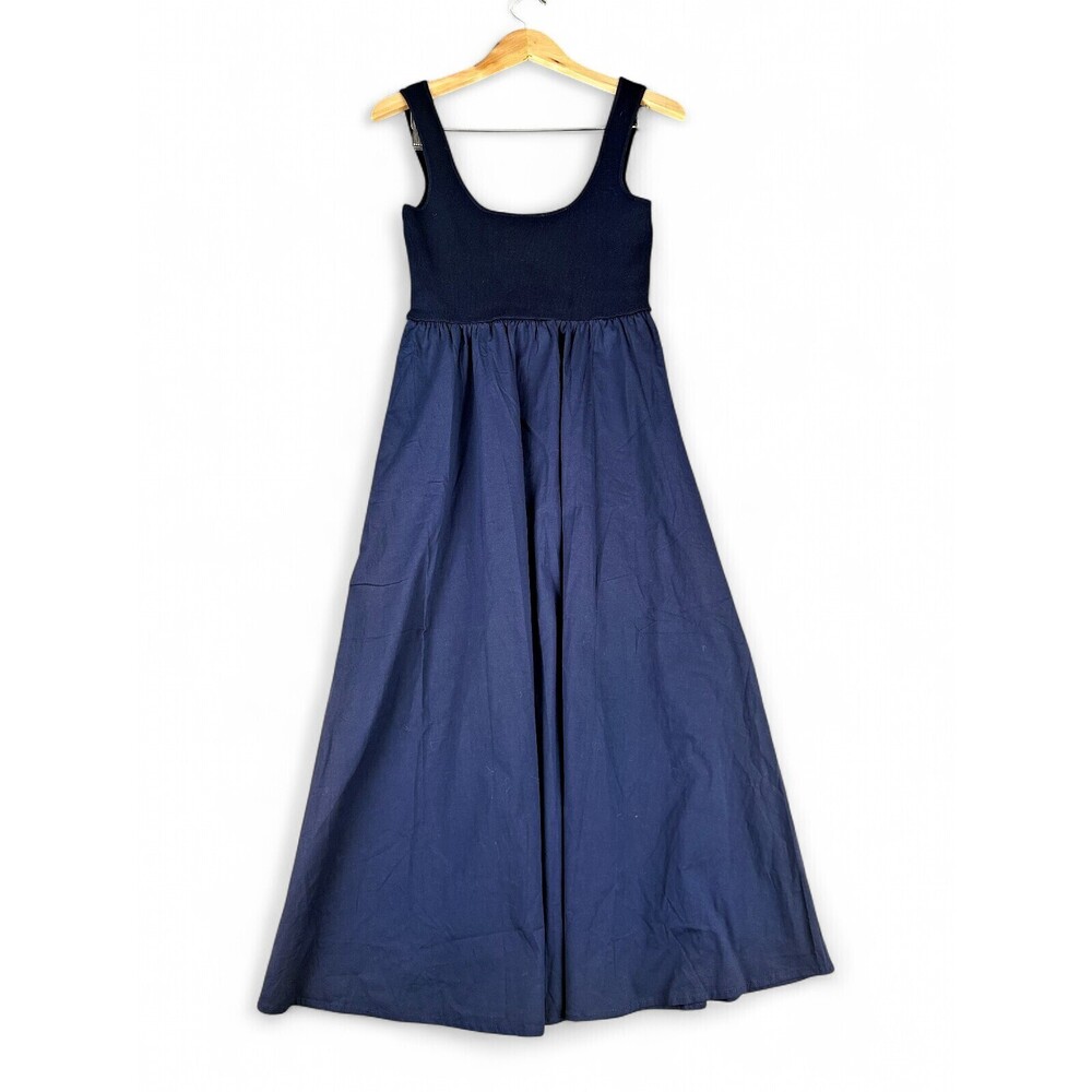 All:Row Navy‎ Knit Bodice Maxi Dress - Size M